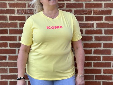 T-shirt - Iconic - Jaune