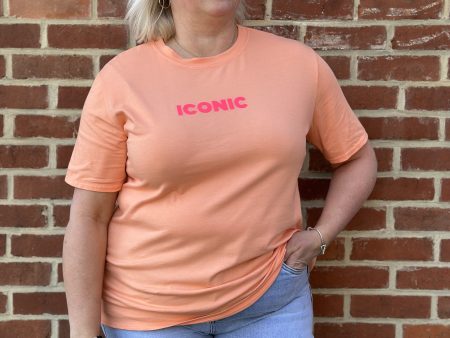T-shirt - Iconic - Saumon