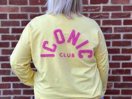 Sweat - Iconic club - Jaune