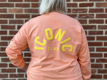 Sweat - Iconic club - Saumon