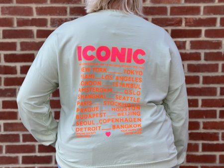 Sweat - Iconic - Vert d'eau
