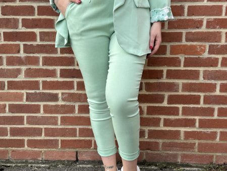 Pantalon - Elena - Vert d'eau