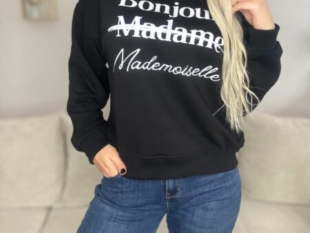 Sweat - Mademoiselle - Noir