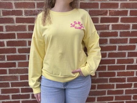 Sweat - Iconic club - Jaune