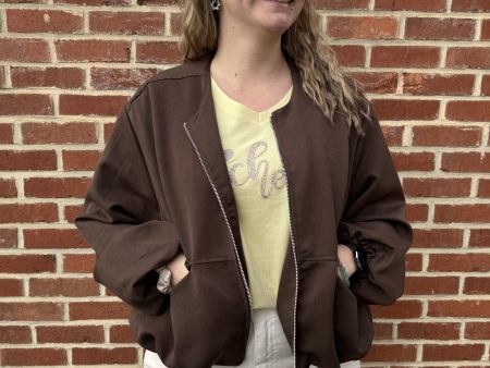 Veste - Maria - Chocolat